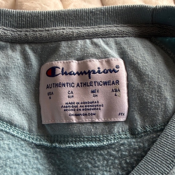 Champion Light Blue Crewneck Sweatshirt - Picture 3 of 4